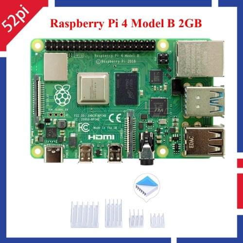 In Stock! Raspberry Pi 4 Model B with 2GB RAM (New 2019) 64bit QuadCore 1.5GHz