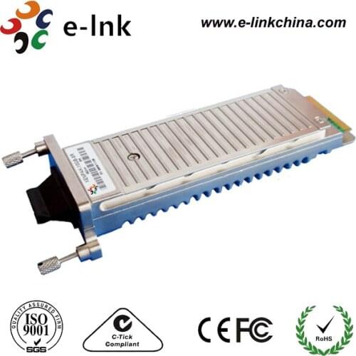 XENPAK, 10GBASE-LR, SC, 1310nm, supports a link length of 10kilometers on standard single-mode fiber, With DDM, 0C~+70C