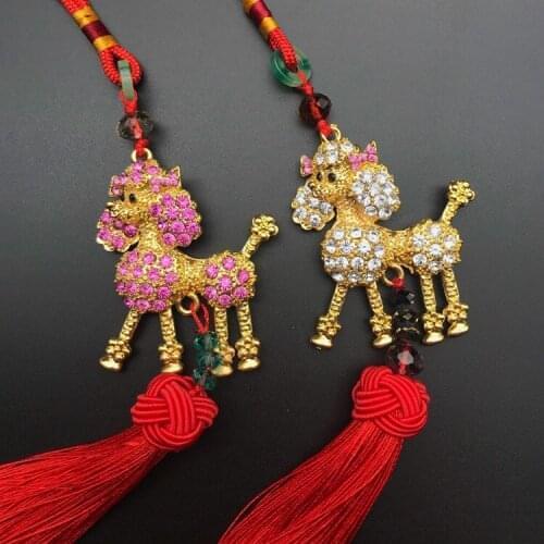 Zodiac car pendant year dog hanging in and out of safety car interior accessories pendant r-2396