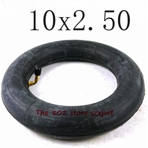 2pcs10x2.50 Inner Tire 10*2.50 Inner Tube with Bent Valve for Electric Scooter Balancing Hoverboard Self Smart Balance