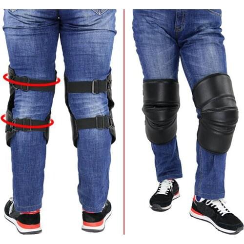 35cm Leather Winter Motorcycle Windproof Warmer Legs Knee Pad Protector
