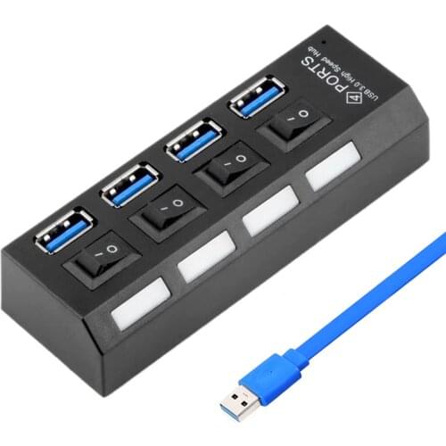 USB 3.0 HUB 2.0 HUB Multi USB Splitter 4/7 Port Expander Multiple with Power Adapter USB3.0 Hub with Switch Laptop Accessories