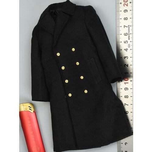 AL100033 1/6 Scale Naval Commander Coat Jacket Shirt Tie Solid Leather Shoes 12-inch Toy Figure Dolls Clothing Accessories