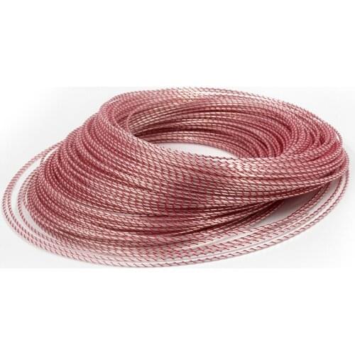 Audiocrast Hi-End 4M Top-rated 7N copper + pure Silver bulk cable DIY power cable Interconnect Audio cables