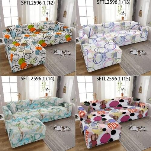 Geometric stripes sofa covers for living room Elastic sofa cover Covers for armchairs Plaid sofa 3-seater couch cover all sofas