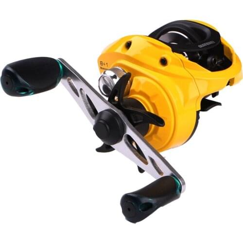 9 Bearings Baitcast Reel 6.1:1 High Ratio Gear Trolling Wheel High Quality Bait Casting Fishing Reel for Lure Rod Raft Fish Reel