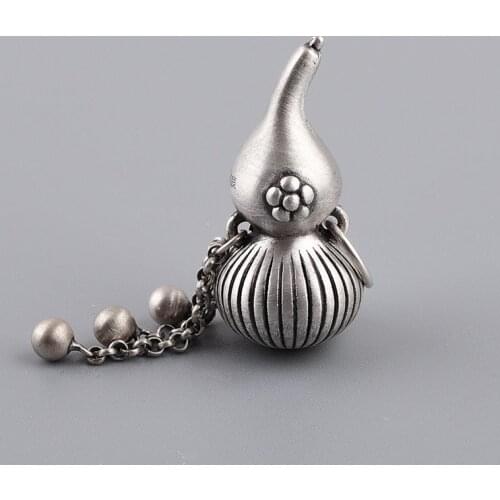 Bottle Gourd Pendant for Necklace Silver Women Trendy Simple Design Pendants DIY Accessories Fashion Necklace Pendants Jewelry