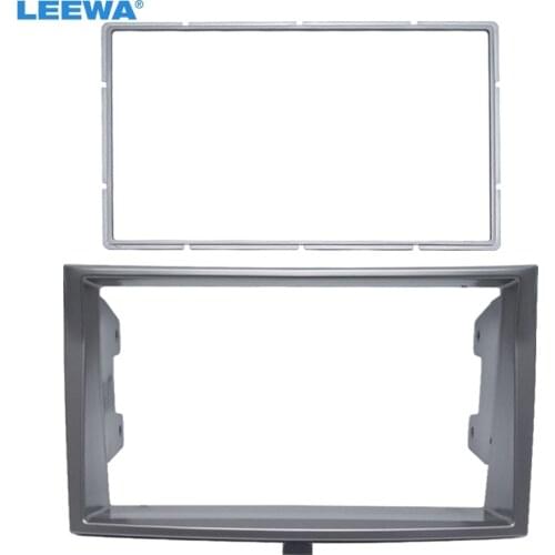 LEEWA Car DVD/CD Radio Stereo Fascia Panel Frame Adaptor For Subaru Legacy Outback 2009-2014 Installation Frame Mount Kit #4408