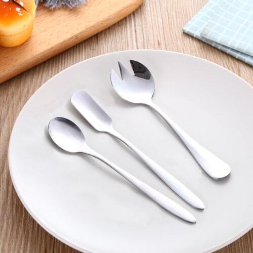 Birthday Cake Knife and Fork Set Stainless Steel Considerable Customizable Logo Tableware DIY Cutlery Set Birthday Accessories