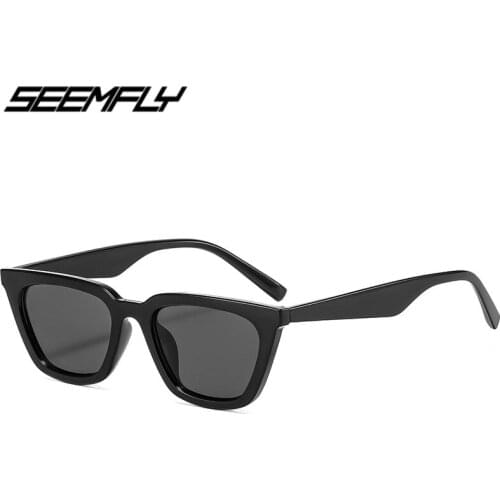 Seemfly Small Sunglasses Women Men Fashion Sun Glasses Vintage Eyewear Driving Travel Luxury Eyeglasses UV400 Shades Male Goggle