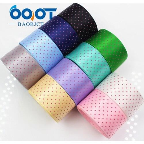 OOOT BAORICT Polka Dots grosgrain Ribbon,25MM ,10 yards The tape for Sewing ,DIY Headdress Accessories Handmade material 1762220