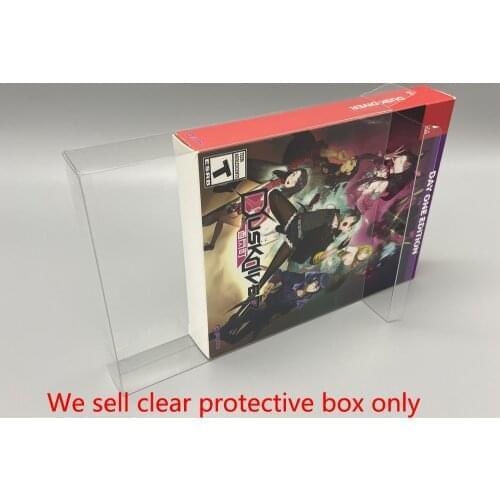 Transparent PET display box Collection Case For Switch Dusk Diver for N-S Dusk Diver Game Protection box