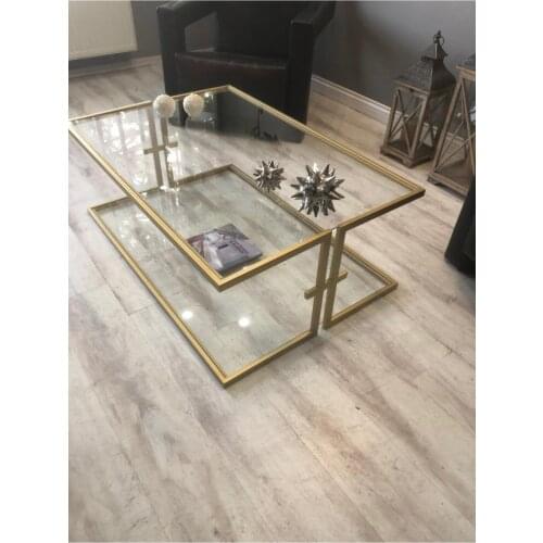 Modern Metal Gold Medium Coffee table coffe table