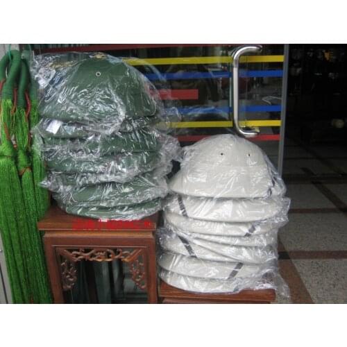 VIETNAM WAR ARMY CAP HAT NVA VIETCONG VC PITH HELMET GREEN AND GRAY