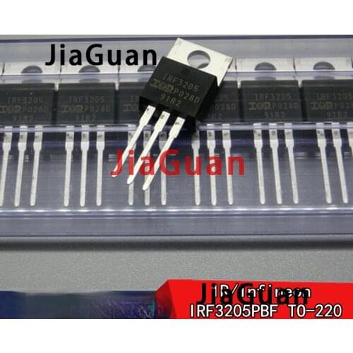 10PCS genuine NEW IRF3205PBF TO-220 N channel 55V 110A MOSFET Field effect transistor IR IRF3205 to220 Audio Power Amplifier mos