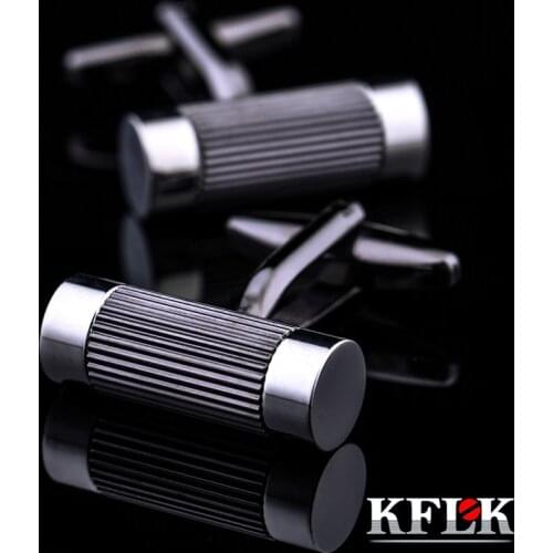 2020 KFLK jewelry shirt cufflink for mens Brand cuff button wedding cuff links High Quality Golden abotoaduras Jewelry