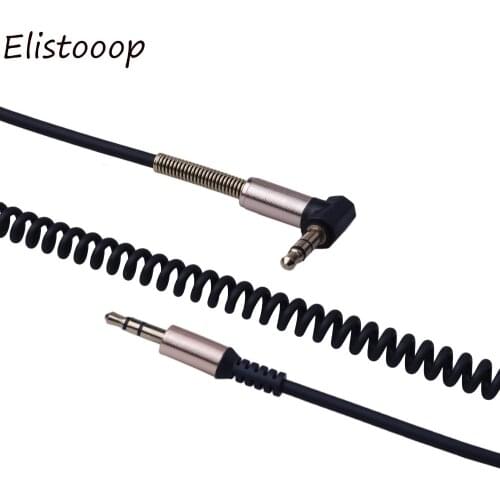 3.5 Jack AUX Audio Cable 3.5MM Male to Male Cable For Phone Car Speaker MP4 Headphone Jack 3.5 Spring Audio Cables
