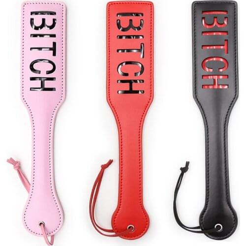 BDSM Sexy Pink Black Red Slave Bitch Spanking Whipping Adult Games For Women Exotic Accessories Intimate Sex Toys For Couples