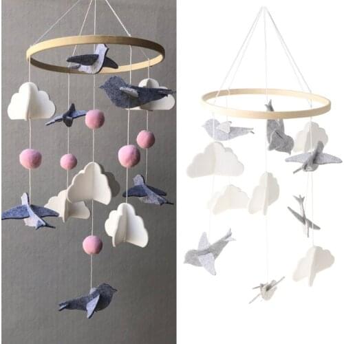 Baby Rattle Mobile Crib Toy Bed Hanging Newborn Wind Chimes Bell Kids Room Decoration Photography Props