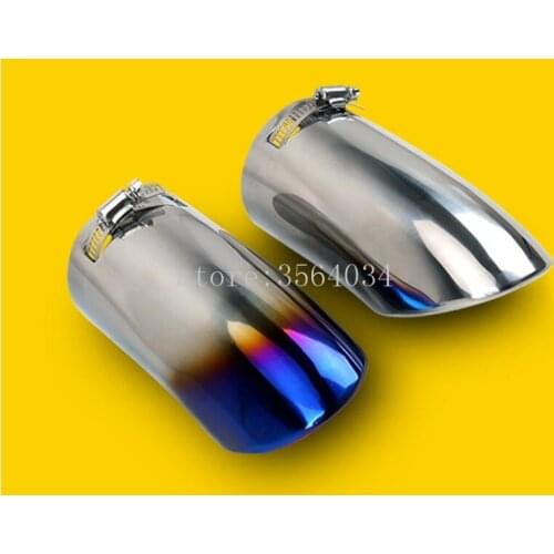 For Nissan X-Trail X Trail T32 high quality Stainless Steel Rear Tail Muffler Pipe 2014- 2017 Exhaust Tip Mufflers Accessories