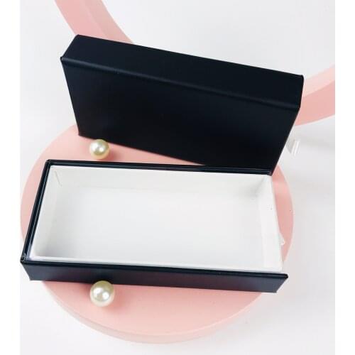 FOXYFOX Wholesale Rectangle Pvc Drawer Lash Box Case Empty Lash Box Mink False Eyelashes Box Package Magnetic Box