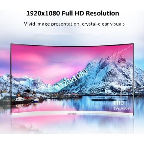 27 Inch Curved 144hz 1ms Gaming Monitor ,4K 144hz 27" LED Gaming Curved Minitor Gaming Monitor For Pc Game Competition