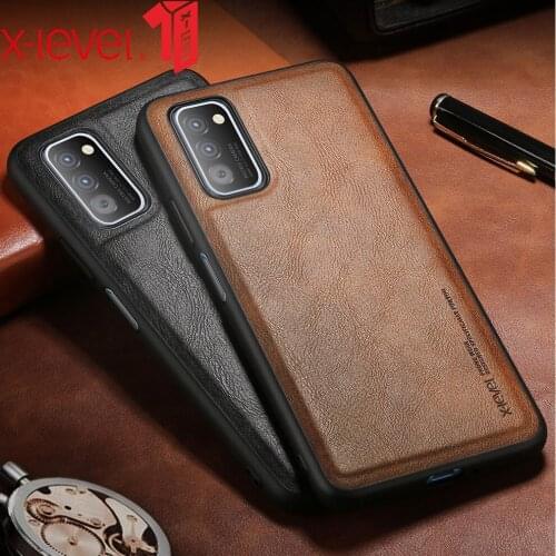 X-level Leather Case For Huawei Honor V30 Pro Soft Silicone Edge Back Phone Cover For Huawei V30 Case View30 Pro