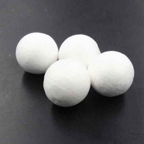 Hot 30PCS/Lot 50MM Modelling Polystyrene Styrofoam Foam Ball White Craft Balls For DIY Christmas Party Decoration Supplies Gifts
