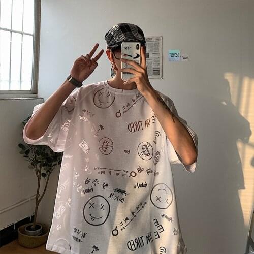 Men Funny Designer Harajuku T Shirt Summer 2020 Man Japanese Streetwear T Shirts Male Korean Casual Tops Tees Plus Size