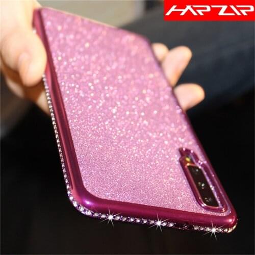 Fashion Glitter Rhinestone Soft Cover Case For Samsung Galaxy A10 A20 A30 A40 A50 A60 A70 J4 J6 A6 A8 2018 S10 Plus S10e A505FN