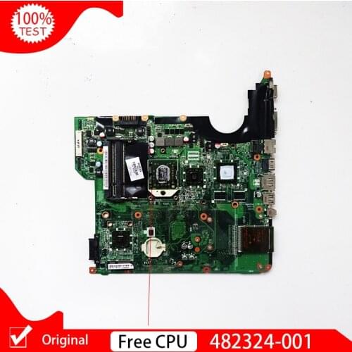 Original DV5Z-1100 for HP Pavilion DV5 dv5-1000 DV5Z-1000 dv5-1110ea dv5-1124el Notebook 482324-001 motherboard DA0QT8MB6F0