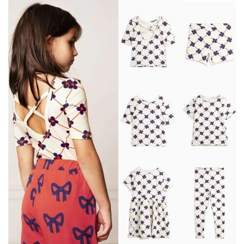 Girls' Dresses 2021 New Summer Girls' Dresses Boys' T-Shirt Short-Sleeved Childrens Summer Suit Childrens Childrens Clothing