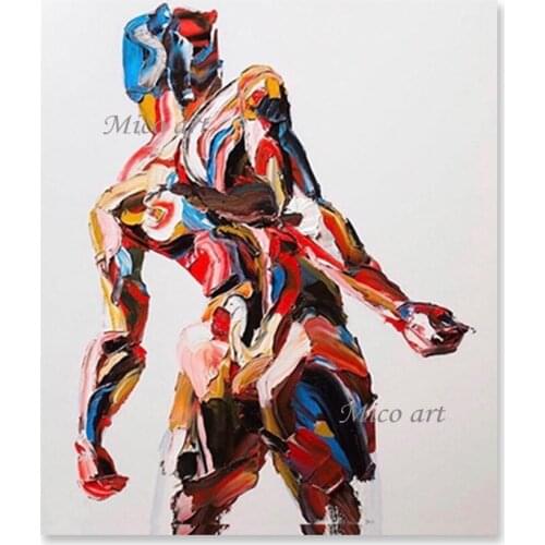 Modern Bedroom Decor Abstract Sexy Nude Portrait Oil Painting Canvas Art 100% Hand-painted Figure Art Painting Wall Picture