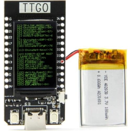 TTGO T-Display ESP32WiFi Bluetooth module 1.14 inch LCD development board For Arduino