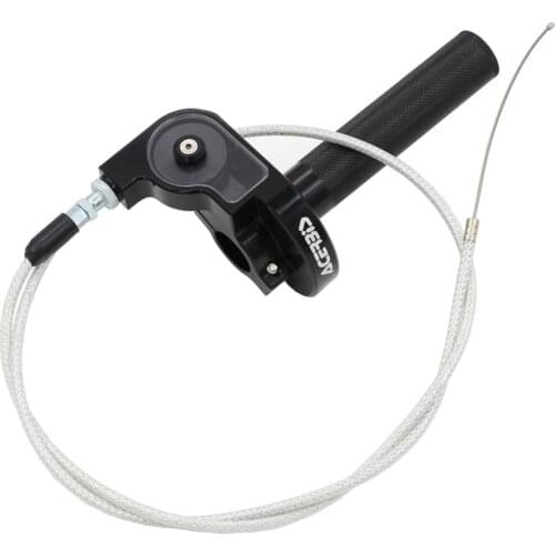 1PC Cross-country Motorcycle Modified Throttle Handle With Wire Marking CNC Large Twisting Oiler