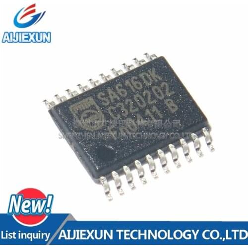 10Pcs SA616DK SSOP20 Low-voltage high performance mixer FM IF system New and original