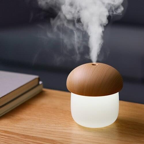 200ML Ultrasonic Air Humidifier Clear Cactus Color Light USB Essential Oil Diffuser Car Purifier Aroma Diffusor Anion Mist JS-05
