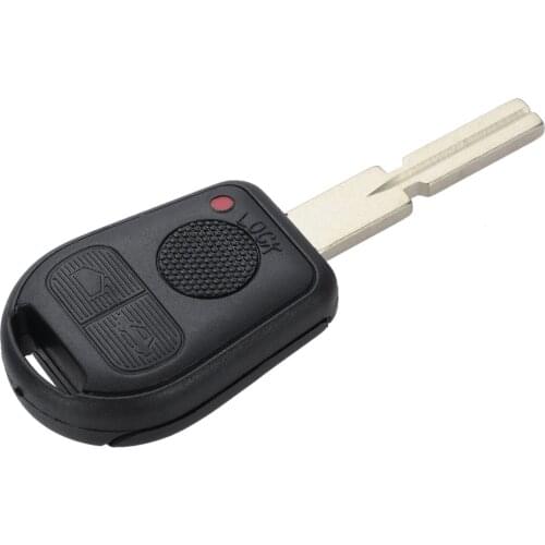 3 Button Auto Replacement Remote Key Fob Shell Case Cover Uncut Blade Key for BMW 3 5 7 Series Z3 E46 E39 E38 E36