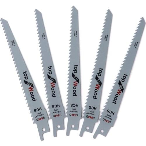 6"/150mm Reciprocating Saw Blades Set S644D Jig Saw Blade For Cutting Wood PVC Plastic Plywood Pruning Woodworking Tools