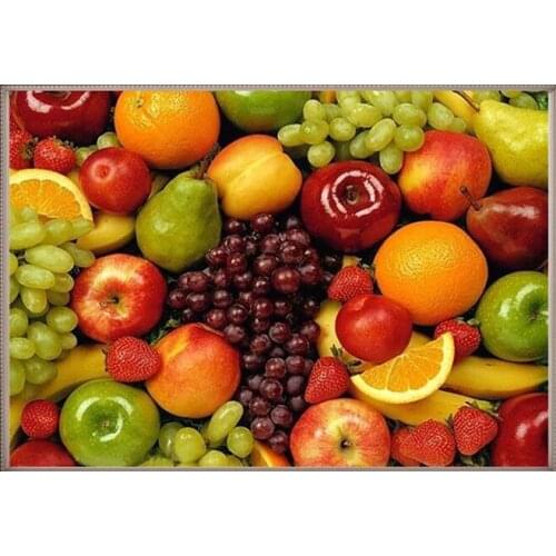 5d diy full diamond embroidery diamond painting cross stitch diamond mosaic hand crafts christmas fruit grapes apple strawberry