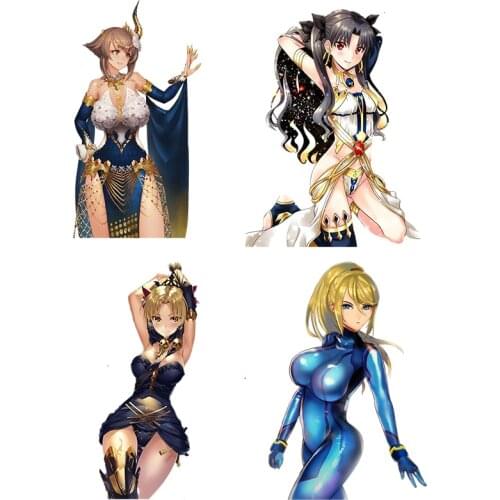 Three Ratels C496 Anime girl car windshield sticker road bike decal studio wall stickers