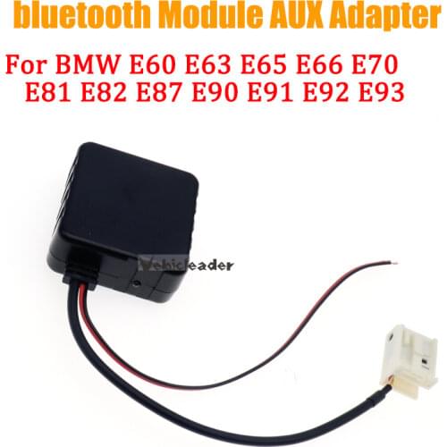 Car bluetooth 5.0 Module Aux Cable Adapter Audio Radio Stereo AUX-IN for BMW E60-E66 E70 E82 E87 E90 E92 12V bluetooth wireless