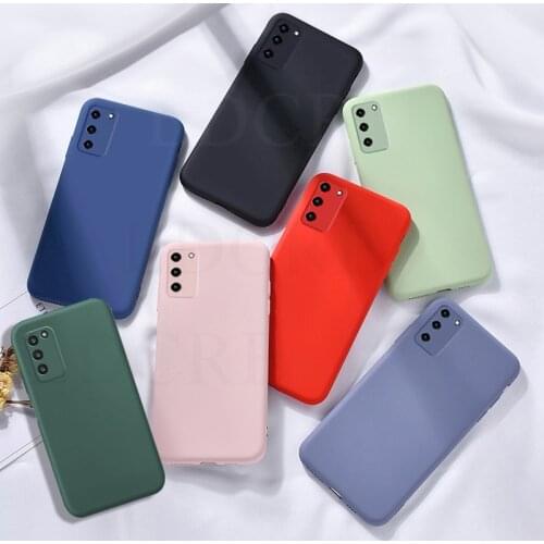 For Samsung Galaxy A02S Case Rubber Liquid Silicone Shockproof Soft Case For Galaxy A02S Cover For Samsung Galaxy A02S A12 5G