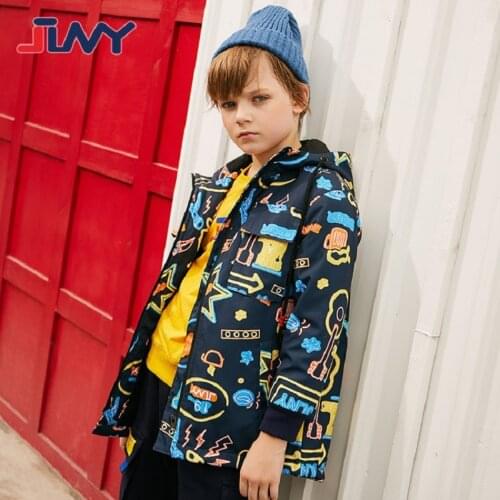 Children Outerwear Warm Coat Sporty Kids Clothes Waterproof Windproof Thicken For Boys Jackets Autumn and Winter