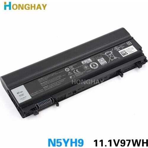 Honghay 97Wh 11.1V Genuine N5YH9 Laptop Battery For Dell Latitude E5440 E5540 VJXMC VV0NF 0K8HC 7W6K0 CXF66 FT6D9 970V9 WGCW6