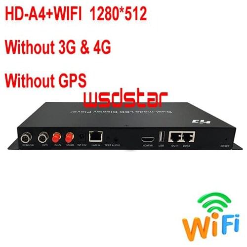 HUIDU HD-A4 Second Generation Asynchronous Dual-mode Four-in-one Playback Box Use For P2 P3 P4 P5 P6 P10 Led Screen 3pcs/lot