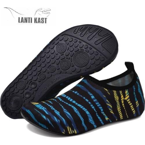 Summer Aqua Shoes Beach Water Shoes For Women Men Surf Diving Sneakers Swimming Shoes Slippers Sea Fishing Shoes Plus Size 12.5