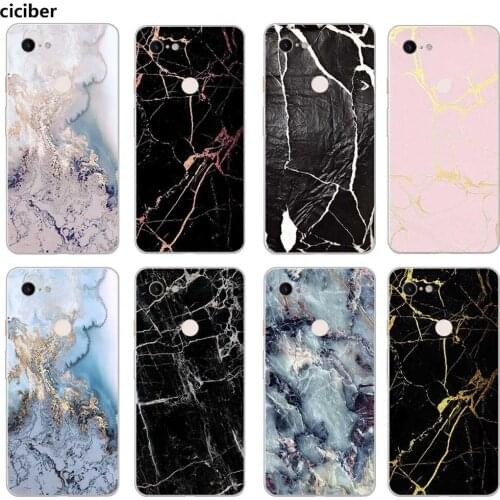 Marble Phone Case For Google Pixel 5 4a 4 3a 3 2 XL Soft Silicone TPU Cover for Pixel 5XL 4XL 3XL 2XL Shockproof Protect Fundas