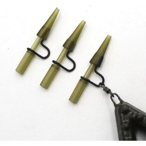 20x Heavy Duty Safety Clips Kit Quick Change Clips Swivel Snap Connector Carp Leads Weight Seeker Carp Fishing Equipment Tackle