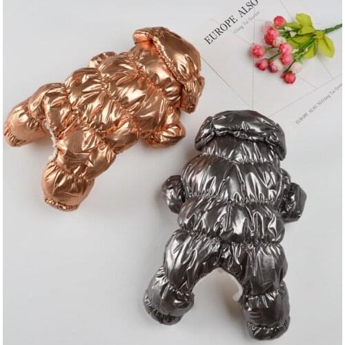 Clothes For Small Dogs Winter Warm Puppy Pet Dog Waterproof Coats Hooded Dog Jacket Jumpsuits Chihuahua Yorkie Clothing Overalls